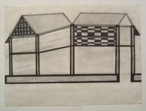 Albert - 'Untitled', 2007, 20 x 30 inches, ink on found paper - Outsider Art