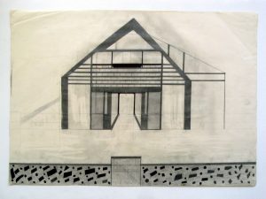 Albert - 'Untitled' c.2000 Double sided, pencil on paper, 24 x 33.5 ins - Outsider Art