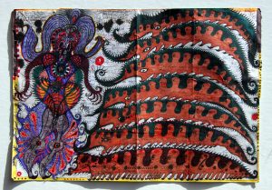 Angkasapura :'Untitled'  ink  11.5 x 8 ins