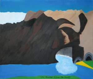 Michael Brien :'River Cave 2' - 2010, acrylic on canvas