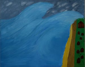 Michael Brien :'Tsunami' - 2008, oil on canvas