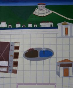 Michael Brien :'A Dream(The Water Tunnel)' - 2010, acrylic on canvas
