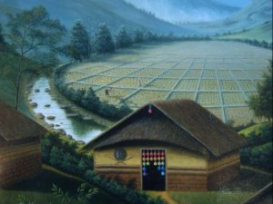 Wonshondro Buam :'Untitled'- 10 x 12 ins