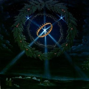 Wonshondro Buam :'His Amazing Crown' - 2005, oil on canvas, 36 x 36 ins