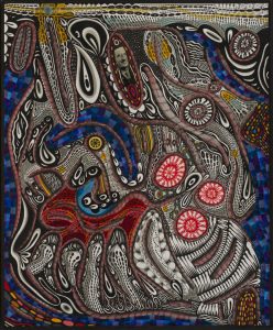 JJ Cromer -'He Proposed We Should Recognize Utah's Official Independence' 2012, 17 in. x 14 in. - mixed media on paper - ID#CR06