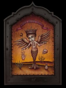 Daniel Martin Diaz :'Mystery In The Balance' - 15 x 10.5 ins