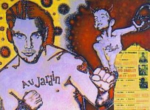 Gary Dobry:'L'il Devil' - acrylic on canvas, 36 x 48 ins