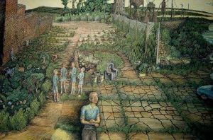 Eric Jiani :'Untitled' - watercolour & ink, 20 x 28 inches