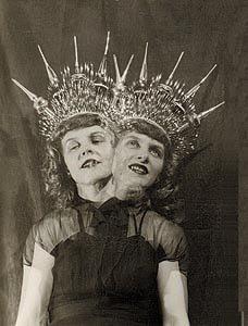 Eugene Von Bruenchenhein :'Marie' c.1960, gelatin silver print, 2.5 x 2.75 ins