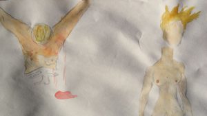 Nicola Frimpong :'Untitled',(detail),c.2009 - Outsider Art