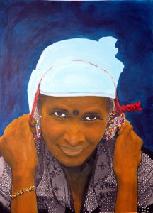 Philippe Gomez 'Untitled' Acrylic on board, 42 x 30 ins