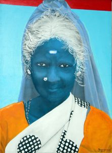 Philippe Gomez 'Untitled' Acrylic on board, 42 x 30 ins