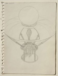 William A. Hall  'Invention Series' 2015  pencil  12 x 9 ins