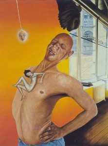 Ian Scott - 'Chinese Whispers', 2001, oils, 60 x 48 ins