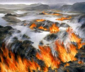 Pauline Jones :'Looking Back' - 101 x 117 cms - Visionary Art