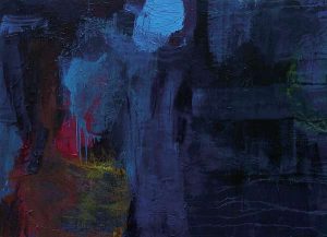 Simon Klein :'Brother's Blue' - oil on canvas