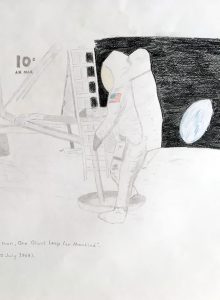 Richard Lambeth :'Untitled' c.2004, ink & pencil approx 12 X 18 ins