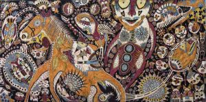 Joel Lorand - 'Untitled' 2013  mixed media on card  40 x 80 cm