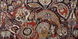 Joel Lorand - 'Untitled' 2013  crayon, pencil & ink  40 x 80 cm