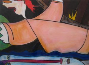 Albert Louden -  'Untitled' c.1987 pastel on card   34 x 42 inches