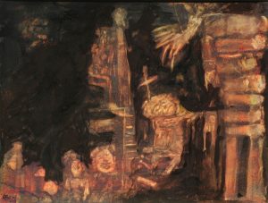 Leon Martindale :'Untitled' c.2007  watercolour on paper  11.75 x 16.5 ins