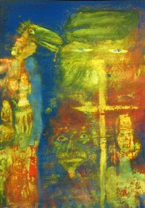 Leon Martindale :'Untitled' c.2007  watercolour on paper  11.75 x 16.5 ins