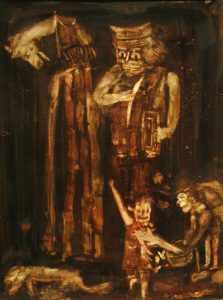 Leon Martindale :'Untitled' c.2007  watercolour on paper  11.75 x 16.5 ins