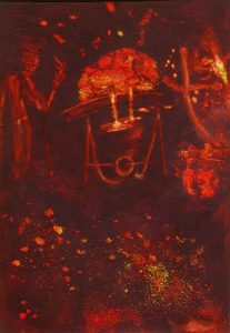 Leon Martindale :'Untitled' c.2007  watercolour on paper  11.75 x 16.5 ins