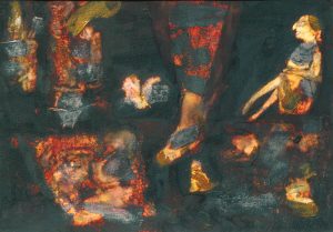 Leon Martindale :'Untitled' c.2007  watercolour on paper  11.75 x 16.5 ins