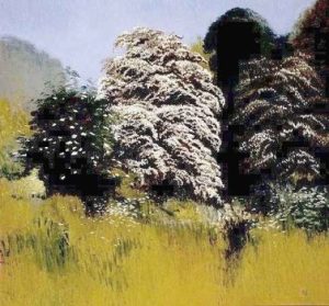 Michael Bennallack-Hart - 'May, Kew Gardens' - pastel on paper, 20 x 21.5 ins