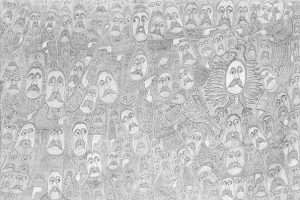 Edmund Monsiel :'Untitled' - Outsider Art