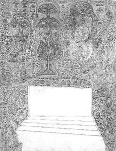 Edmund Monsiel :'Untitled' - Outsider Art