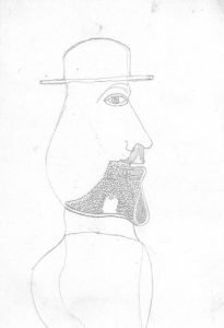 Edmund Monsiel :'Untitled' - Outsider Art