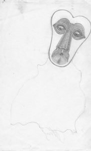 Edmund Monsiel :'Untitled' - Outsider Art