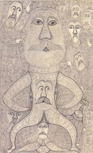 Edmund Monsiel :'Untitled' - Outsider Art