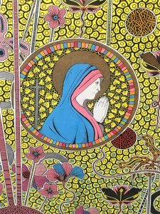 Matthew Nightingale - Untitled 2017/18. Mixed media 42 x 28 in (detail)