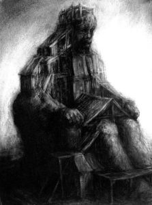 Paul Rumsey - 'Untitled', 25 x 32.5 cm, crayon & pencil- British Artist