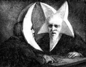 Paul Rumsey -'Astrologers', 2000, 38 x 49 cm- British Artist