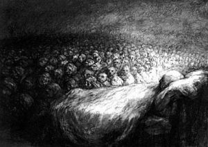 Paul Rumsey - 'Procession Dream', 1999, 55 x 75 cm- British Artist