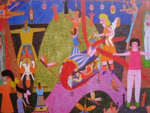 Marilena Pelosi - 'Untitled', 2007, 24 x 16 ins, crayon & pencil