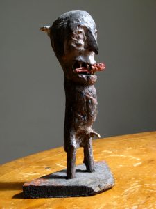 Richard Smith :'Soul Eater' 2010, found wood 10 ins high