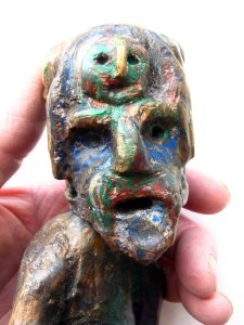 Richard Smith :'Untitled' 2012, found wood 8.5 ins high