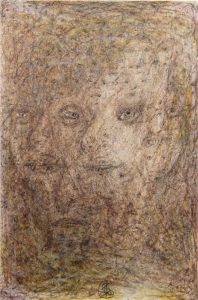 Richard Smith : 'Untitled' c.2012  pencil & crayon  9.5 x 6.5 ins