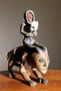 Richard Smith :'Untitled' 2014 found wood 18 inches high