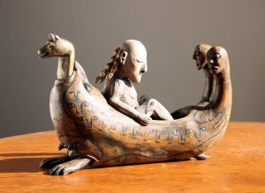 Richard Smith : 'The Voyager' 2016 found wood 25 x 35 cm - Collection de l'Art Brut, Lausanne