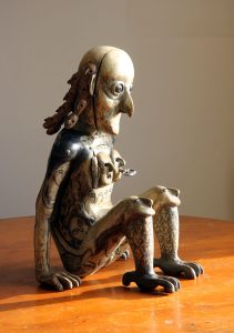 Richard Smith :  'Untitled' 2016 found wood 19.5 ins high