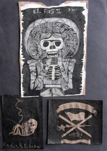 Salma : 'Untitled'  c.2011  ink  11.5 x 8.5 ins