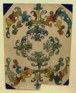 Scottie Wilson - 'Untitled'- Outsider Art