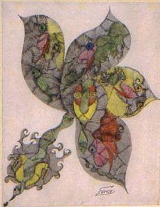 Scottie Wilson - 'Untitled'- Outsider Art