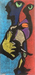 Gerard Sendrey: 'Untitled' 1995. 8.5 x 4 in